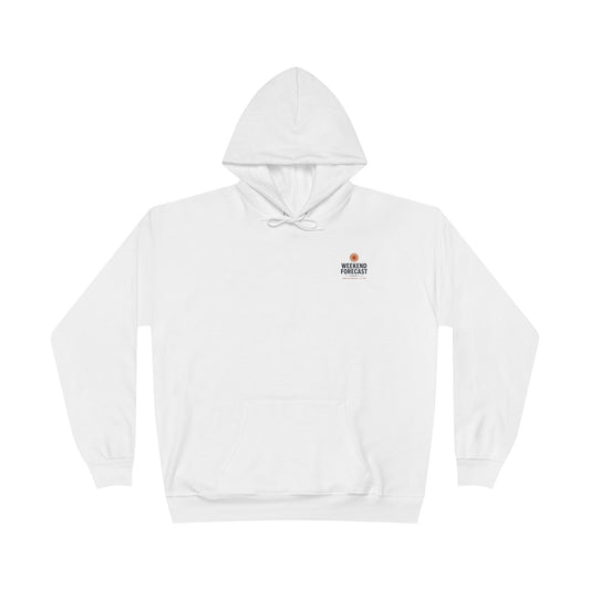 Taco Tuesday Hoodie — Retro 70s "100% Chance of Tacos" Print, Weekend Forecast Foodie Gift, Vintage Mexican Food Pullover