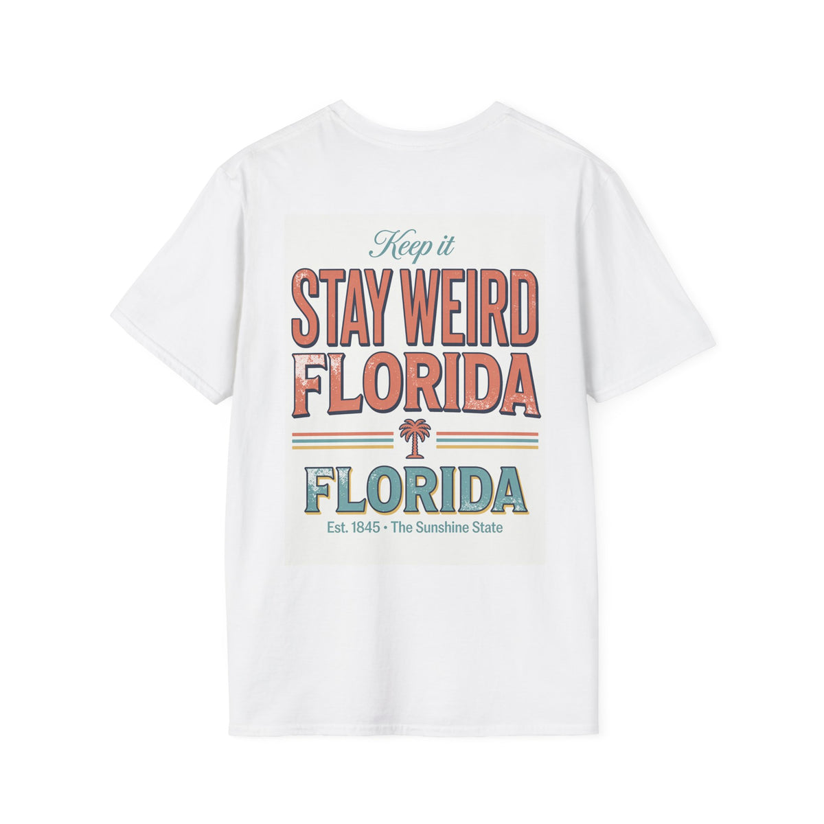 Sunshine & Salt Air T-Shirt | Florida Retro Beach Palm Graphic