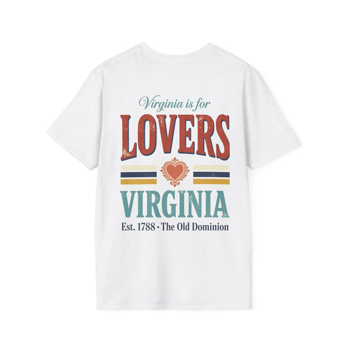 Virginia Is For Lovers T-Shirt | Retro State Pride design