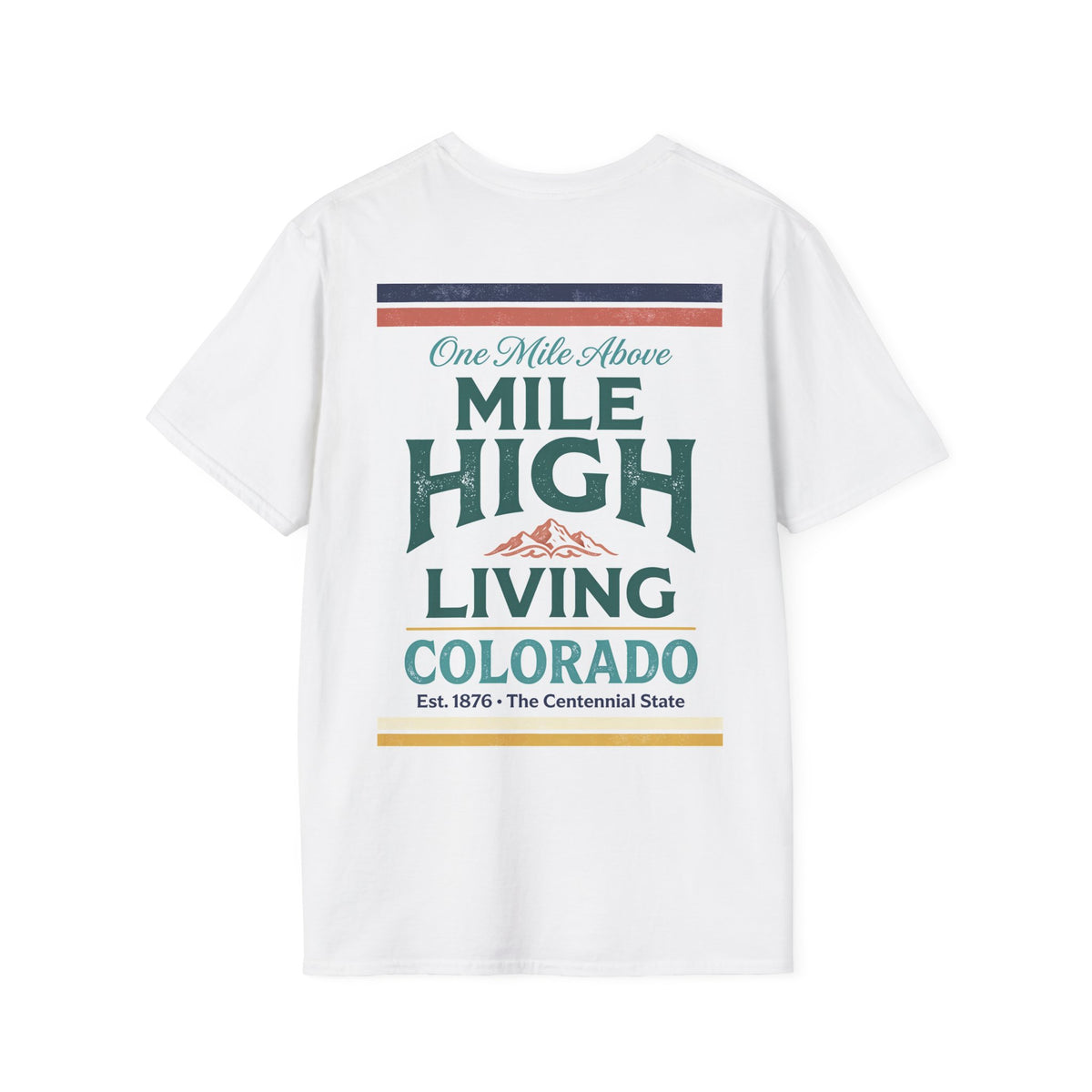 Rocky Mountain High T-Shirt | Colorado Mountain Sunset Graphic