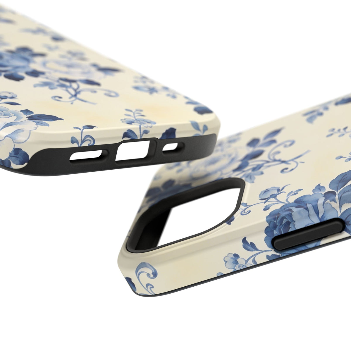 Floral Blue Rose Impact-Resistant Phone Case