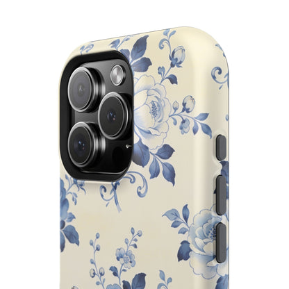 Floral Blue Rose Impact-Resistant Phone Case