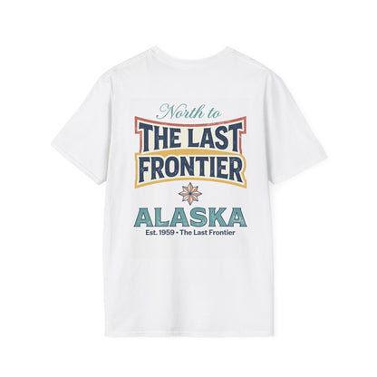The Last Frontier Alaska T-Shirt | Northern Lights, Bear, Whale