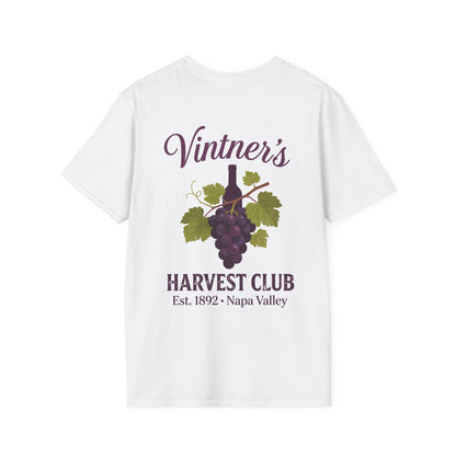 Vintner's Club Pocket Logo T‑Shirt — Napa Valley Wine Club Tee