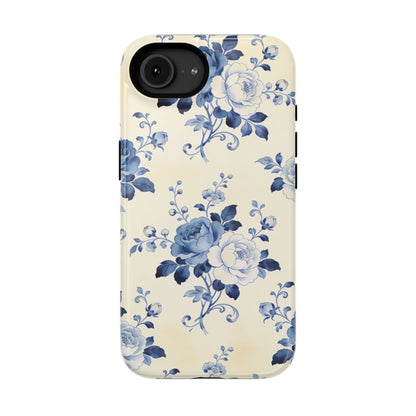 Floral Blue Rose Impact-Resistant Phone Case