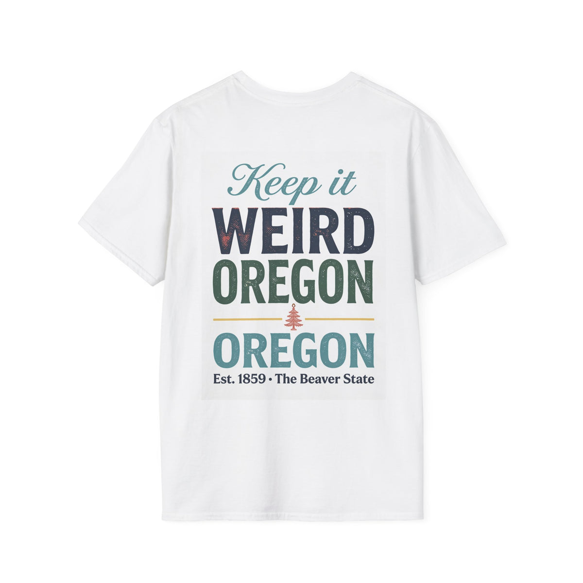 Pacific Wonderland graphic T-Shirt | Oregon vintage sunset design