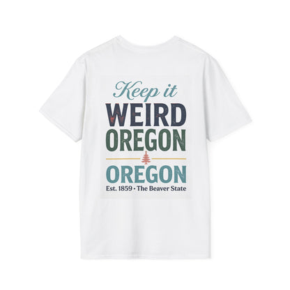 Pacific Wonderland graphic T-Shirt | Oregon vintage sunset design