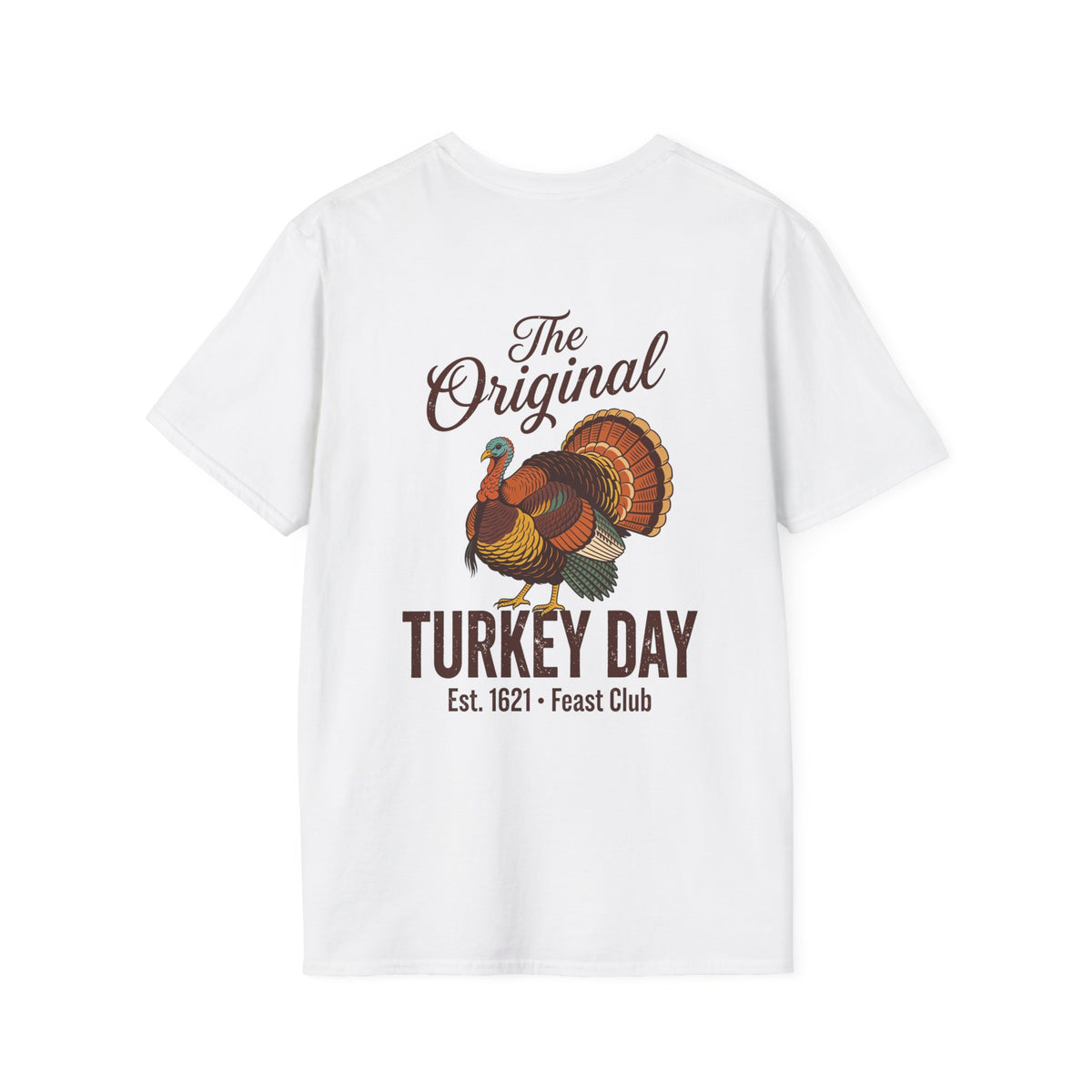 Vintage Turkey Day T-Shirt — Retro Thanksgiving Illustrated Tee