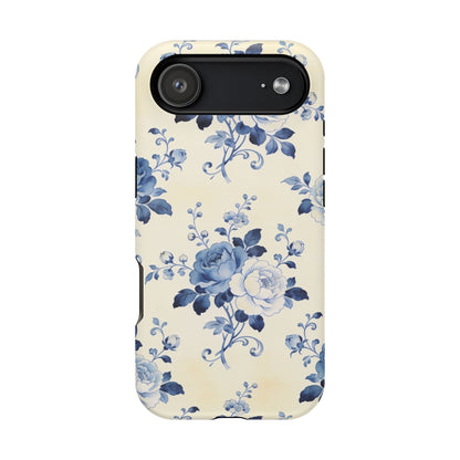 Floral Blue Rose Impact-Resistant Phone Case