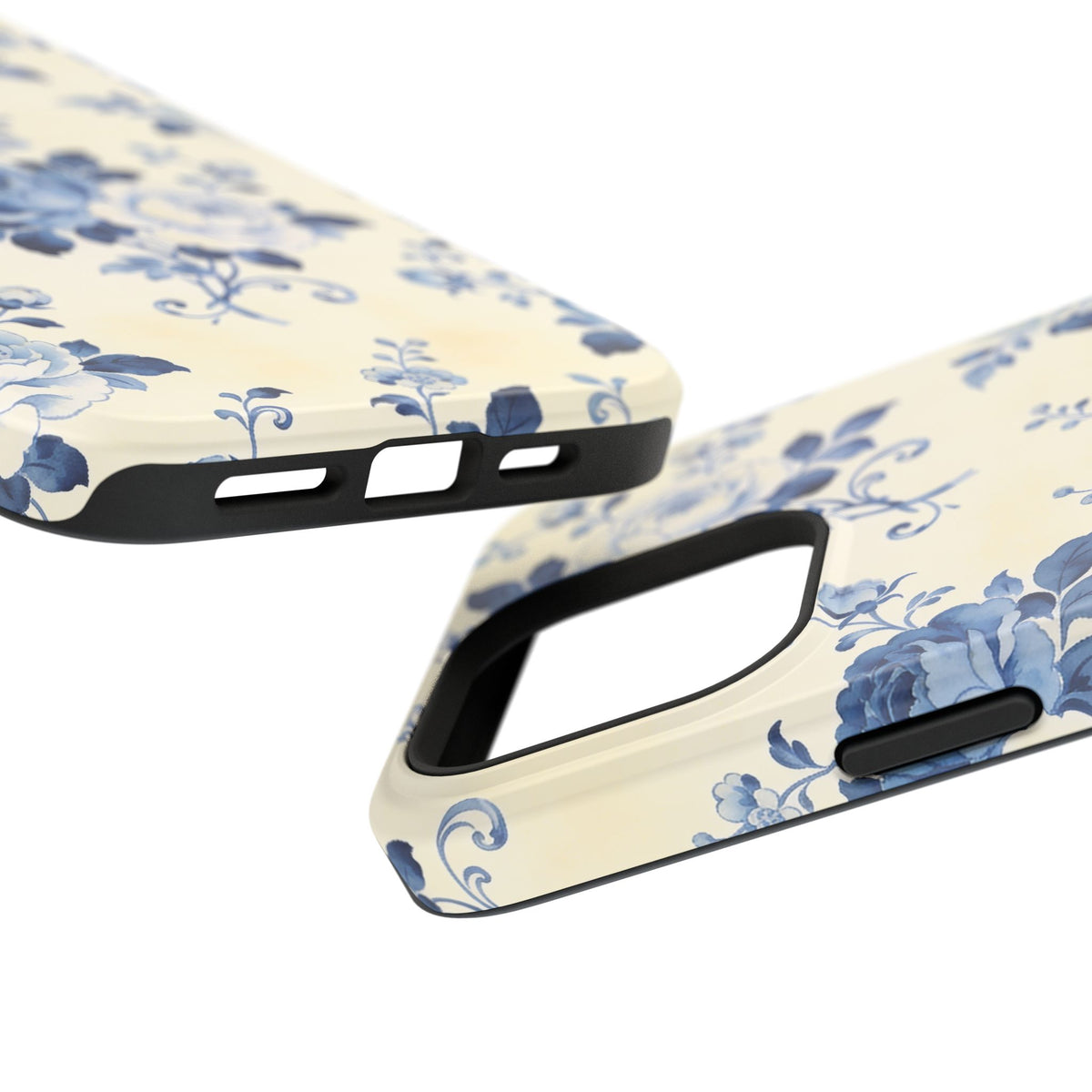 Floral Blue Rose Impact-Resistant Phone Case