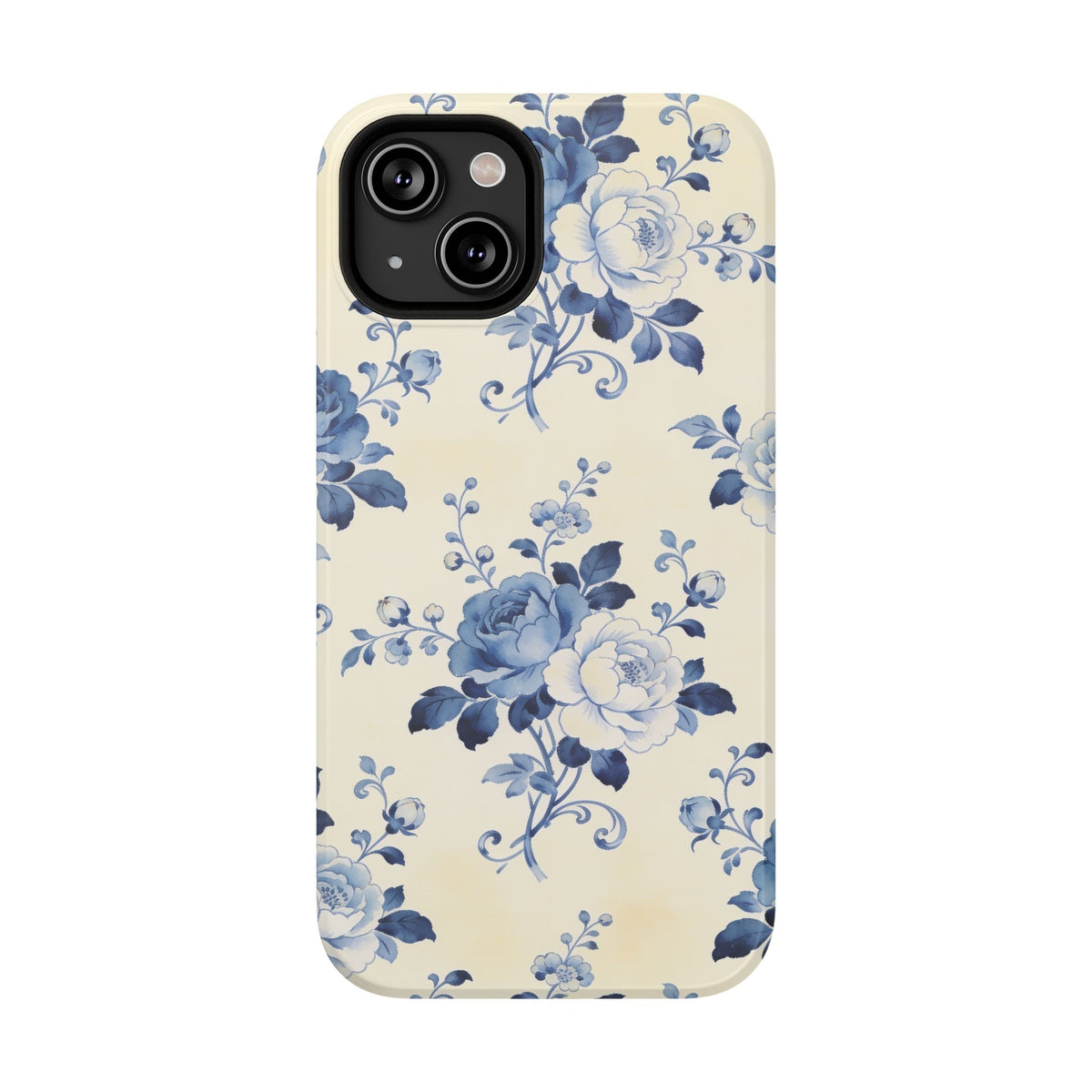 Floral Blue Rose Impact-Resistant Phone Case