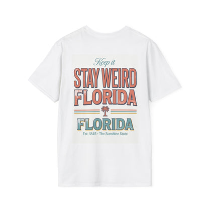 Sunshine & Salt Air T-Shirt | Florida Retro Beach Palm Graphic
