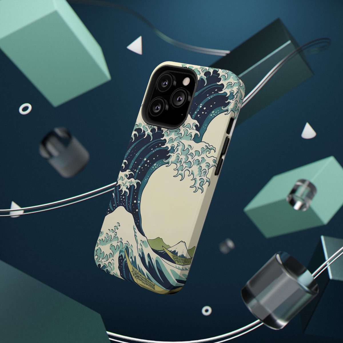 Phone Case — Ukiyo-e Great Wave Impact‑Resistant Case