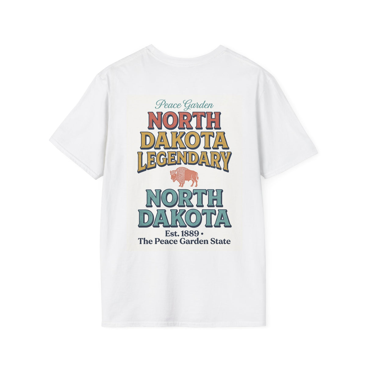 The Peace Garden State T-Shirt | North Dakota Vintage Style