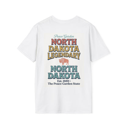 The Peace Garden State T-Shirt | North Dakota Vintage Style