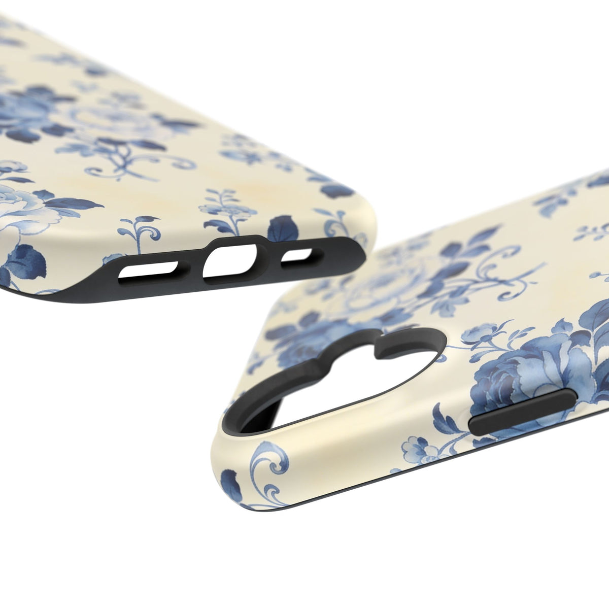 Floral Blue Rose Impact-Resistant Phone Case