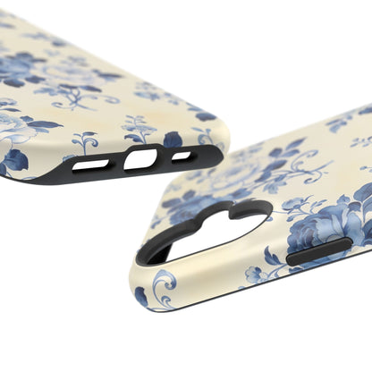 Floral Blue Rose Impact-Resistant Phone Case