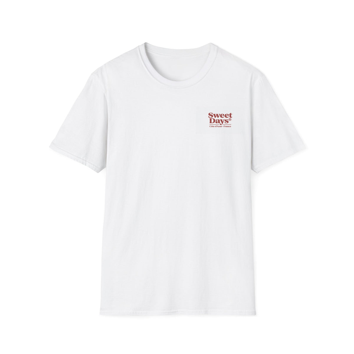 T-Shirt — "Sweet Days" Minimal Retro Pocket Graphic Tee
