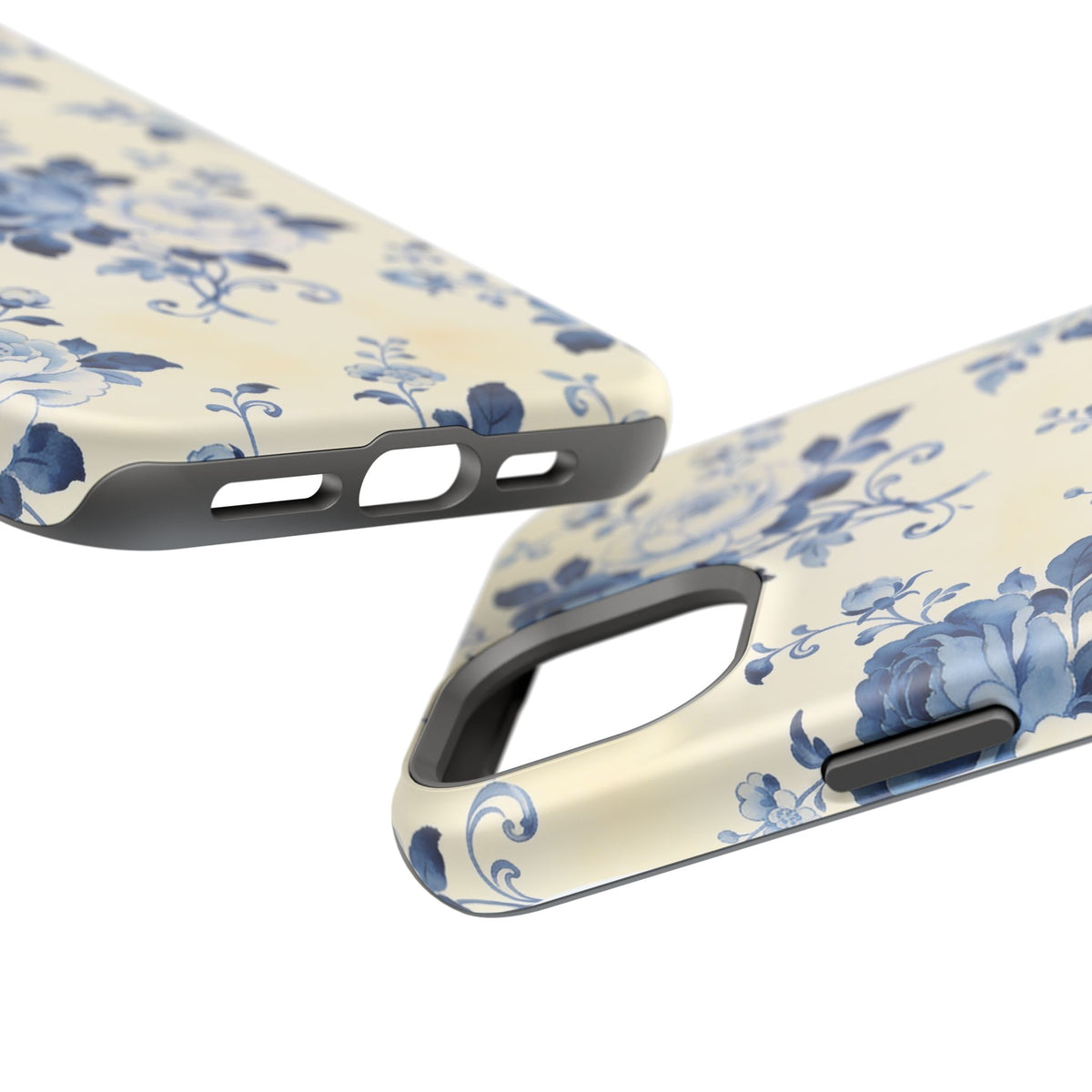 Floral Blue Rose Impact-Resistant Phone Case