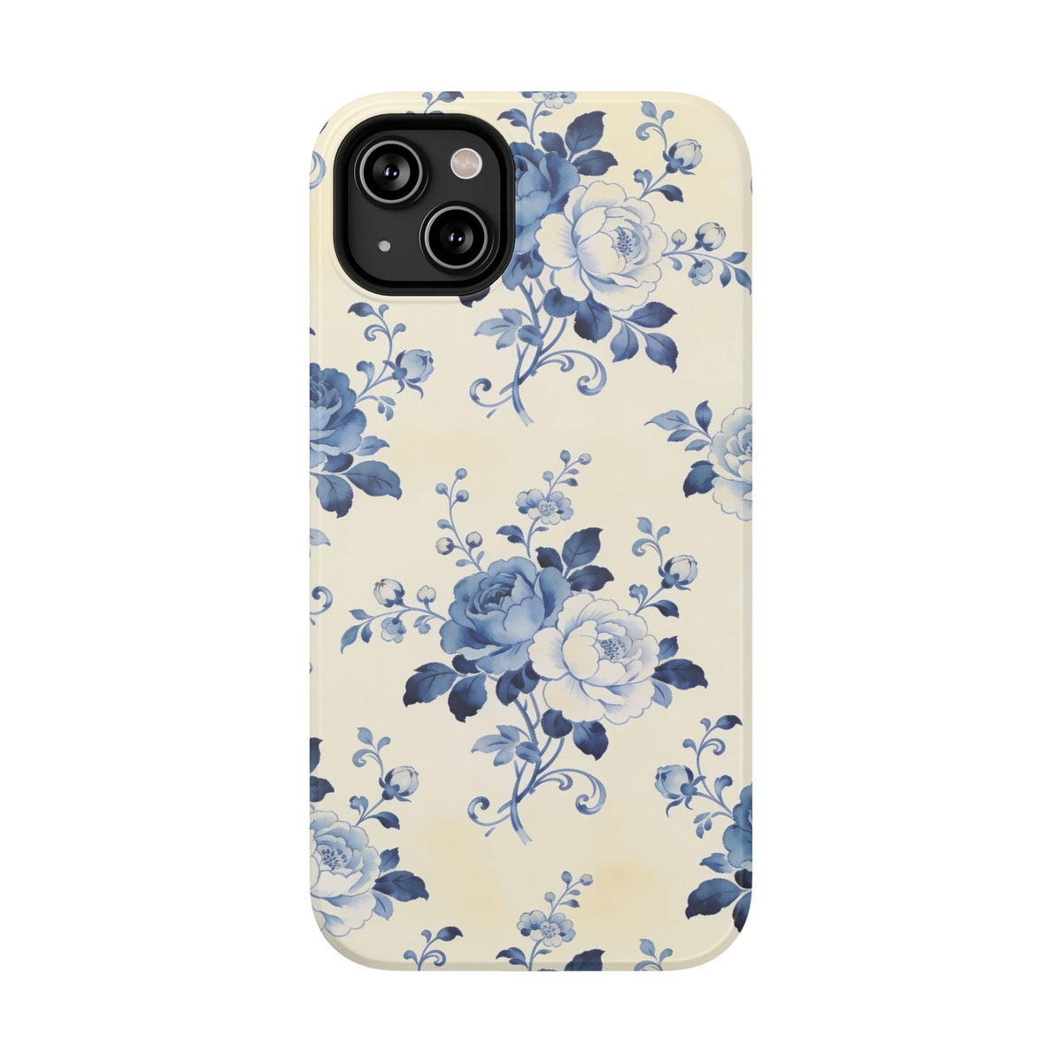 Floral Blue Rose Impact-Resistant Phone Case