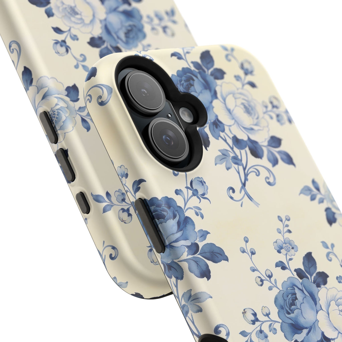 Floral Blue Rose Impact-Resistant Phone Case