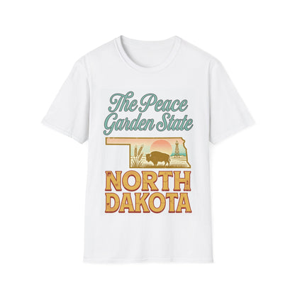 The Peace Garden State T-Shirt | North Dakota Vintage Style