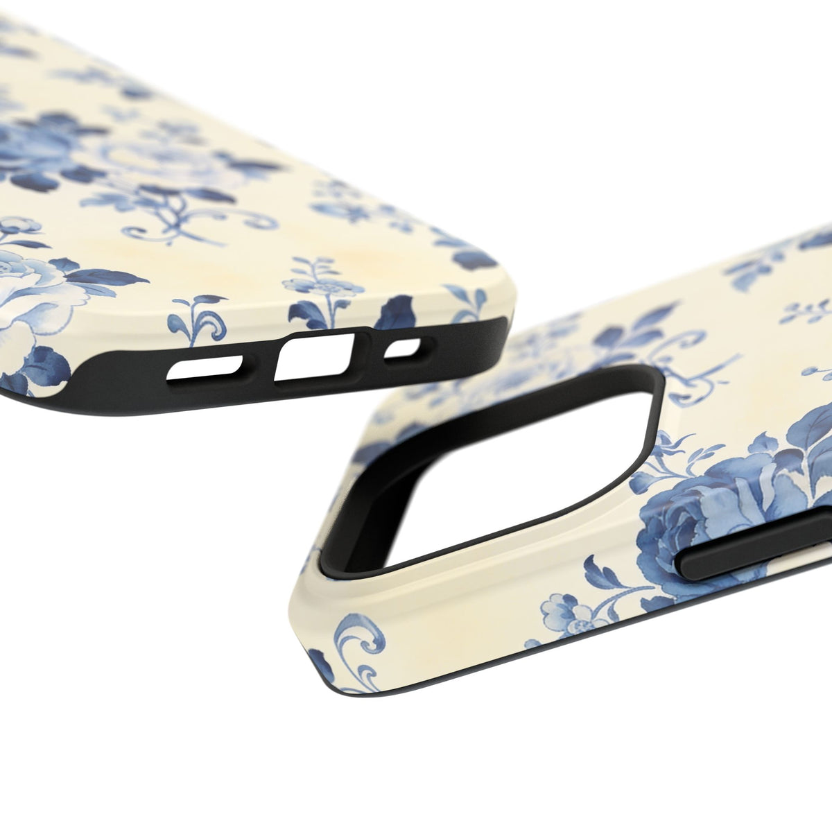 Floral Blue Rose Impact-Resistant Phone Case