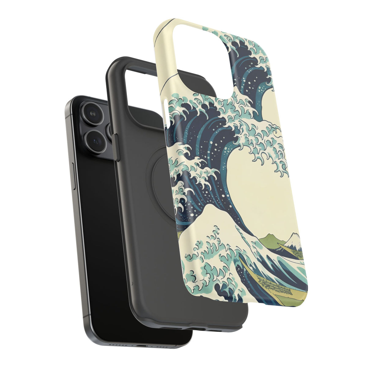 Phone Case — Ukiyo-e Great Wave Impact‑Resistant Case