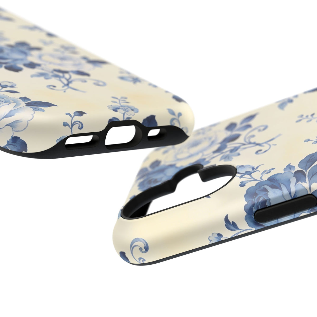 Floral Blue Rose Impact-Resistant Phone Case