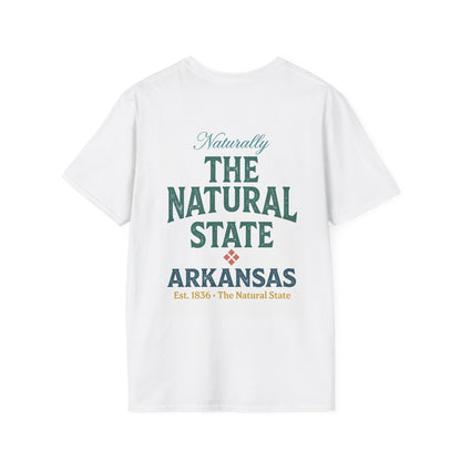 Arkansas state retro sunset diamond graphic T-Shirt