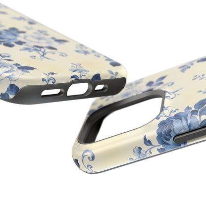 Floral Blue Rose Impact-Resistant Phone Case