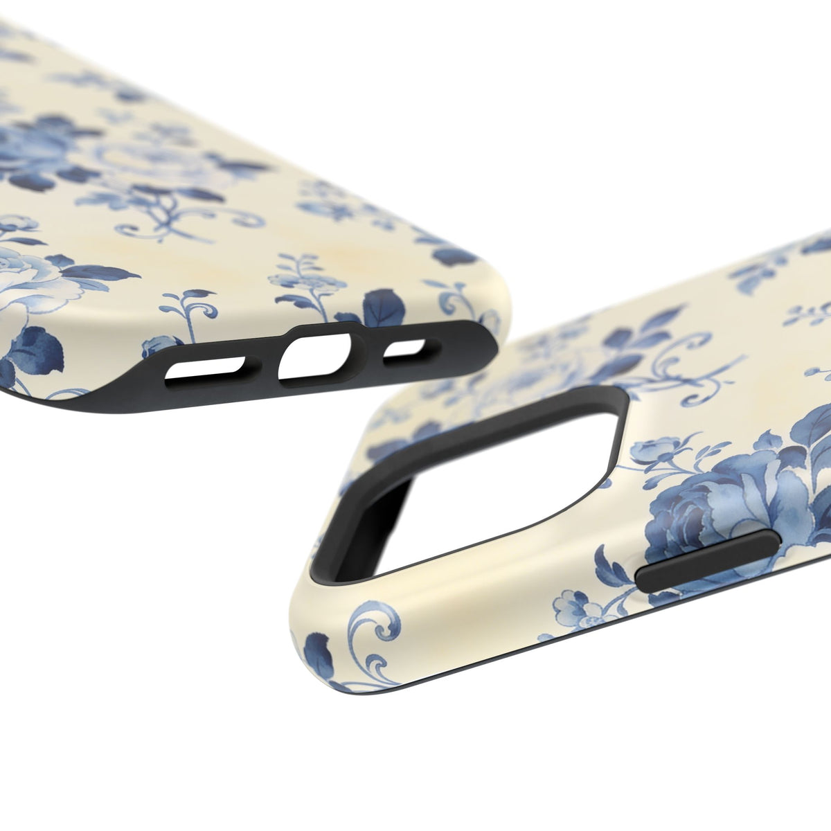 Floral Blue Rose Impact-Resistant Phone Case