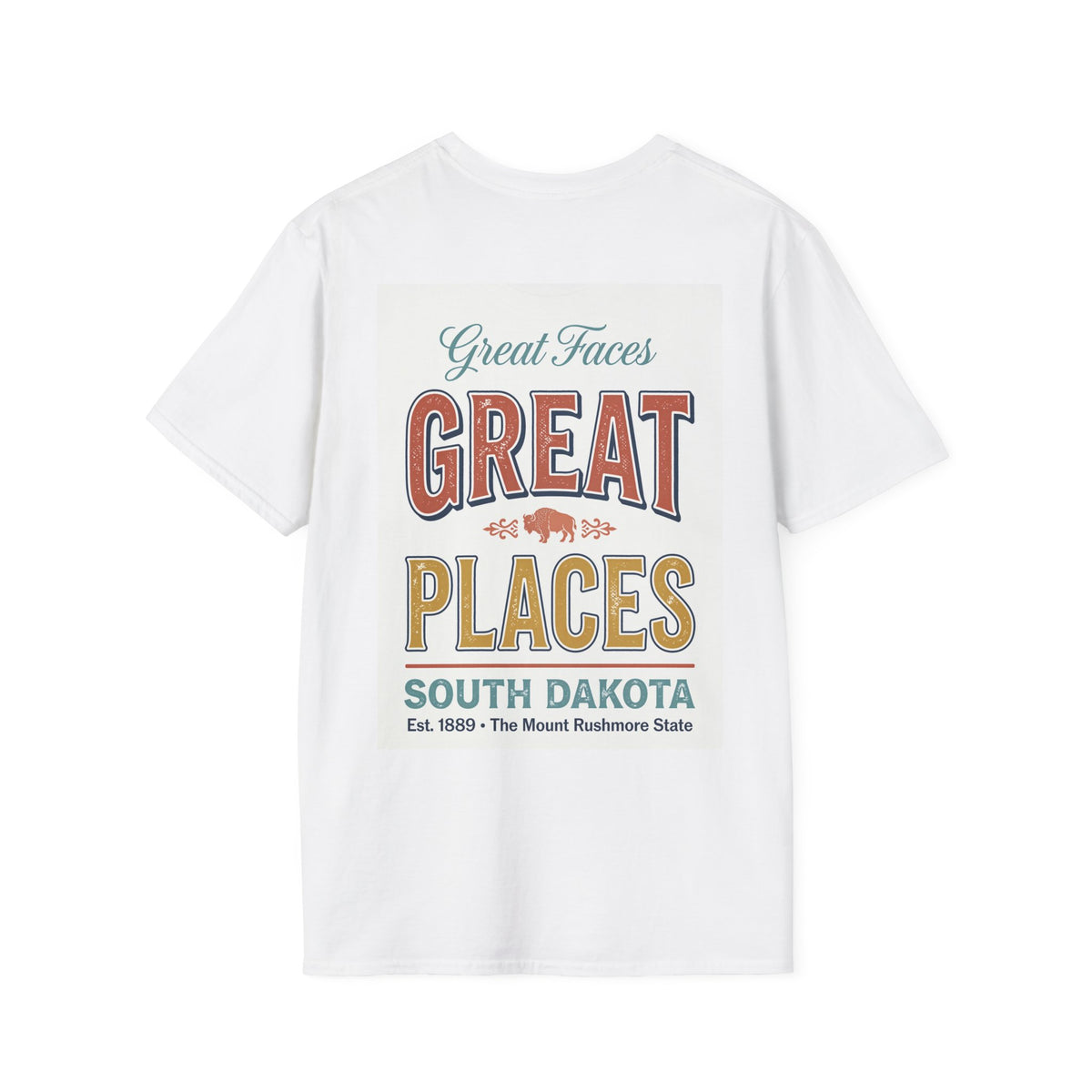 Great Faces Great Places T-Shirt | South Dakota Mount Rushmore Vintage