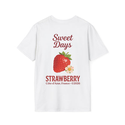 T-Shirt — "Sweet Days" Minimal Retro Pocket Graphic Tee