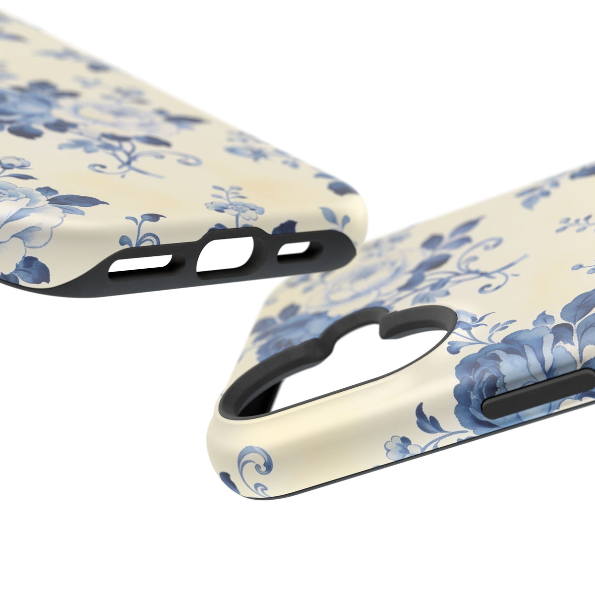 Floral Blue Rose Impact-Resistant Phone Case
