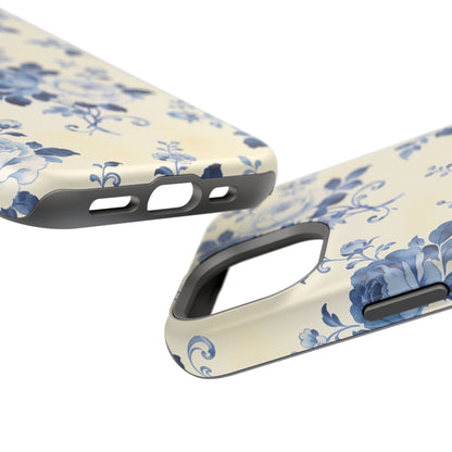 Floral Blue Rose Impact-Resistant Phone Case