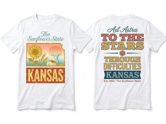 Kansas flat lay mockup
