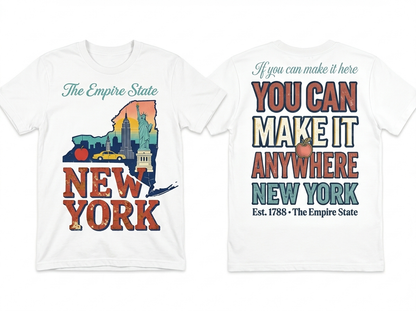 New York flat lay mockup