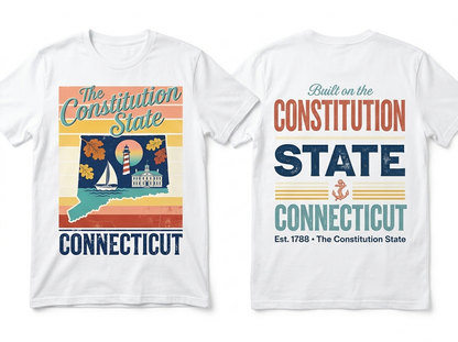 Connecticut flat lay mockup