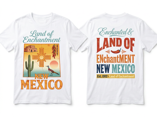 New Mexico flat lay mockup
