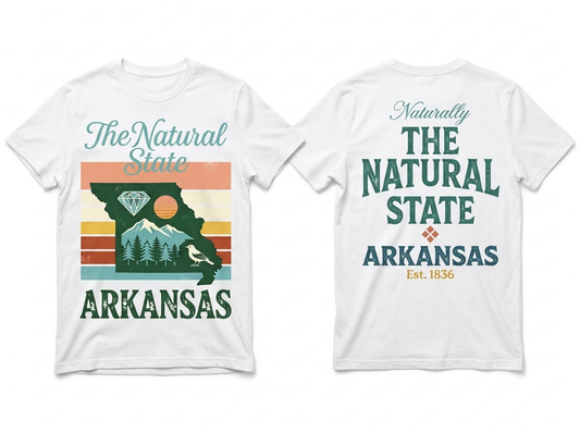 Arkansas flat lay mockup