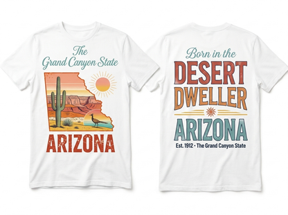 Arizona flat lay mockup