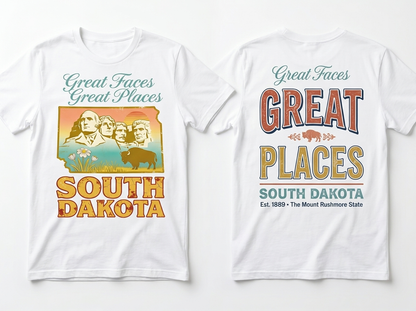 South Dakota flat lay mockup