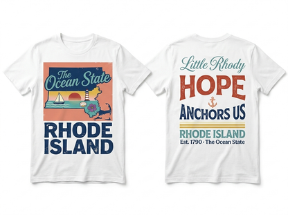 Rhode Island flat lay mockup