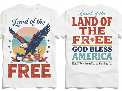 Land of the Free flat lay mockup