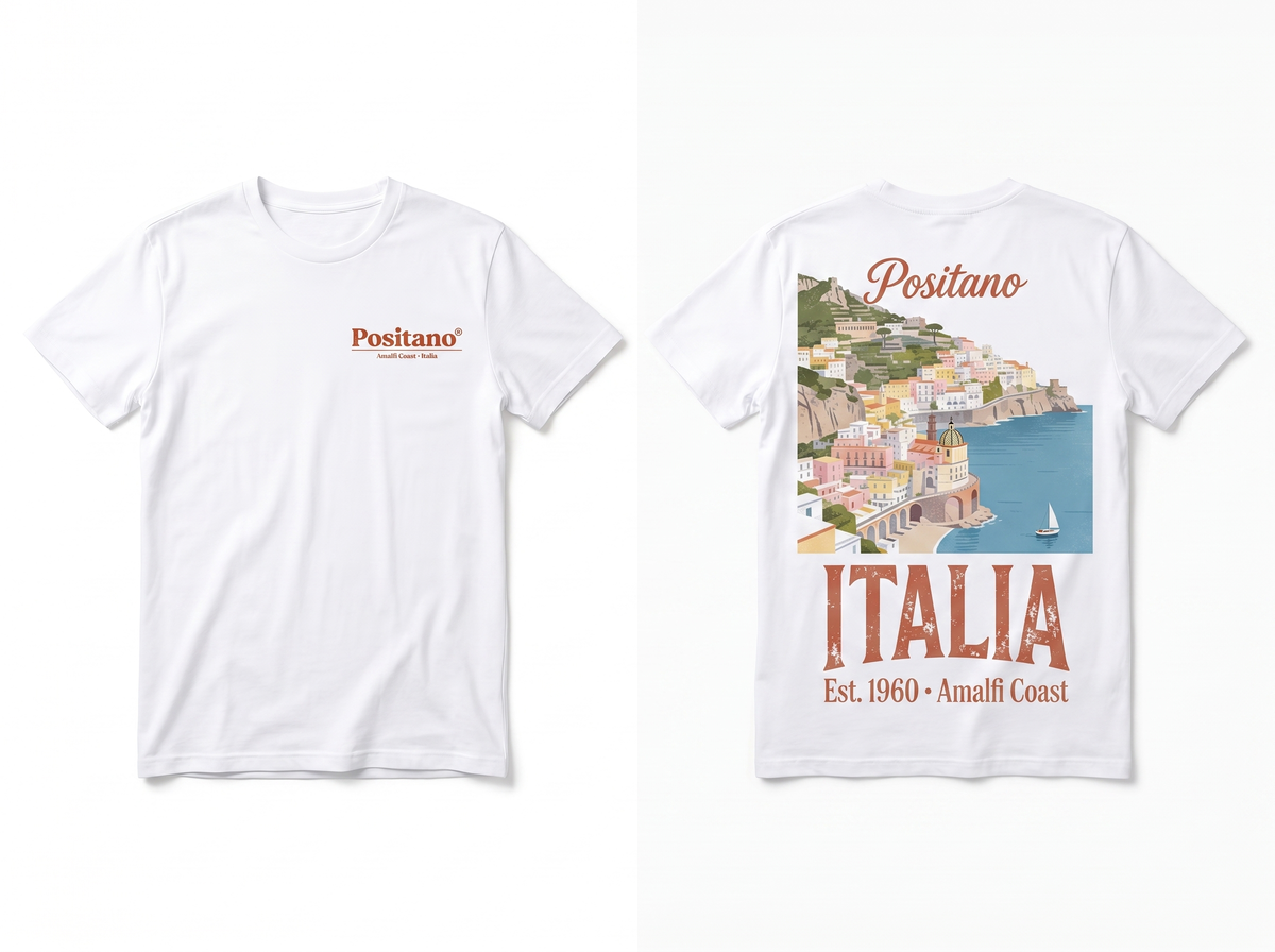 Positano flat lay mockup