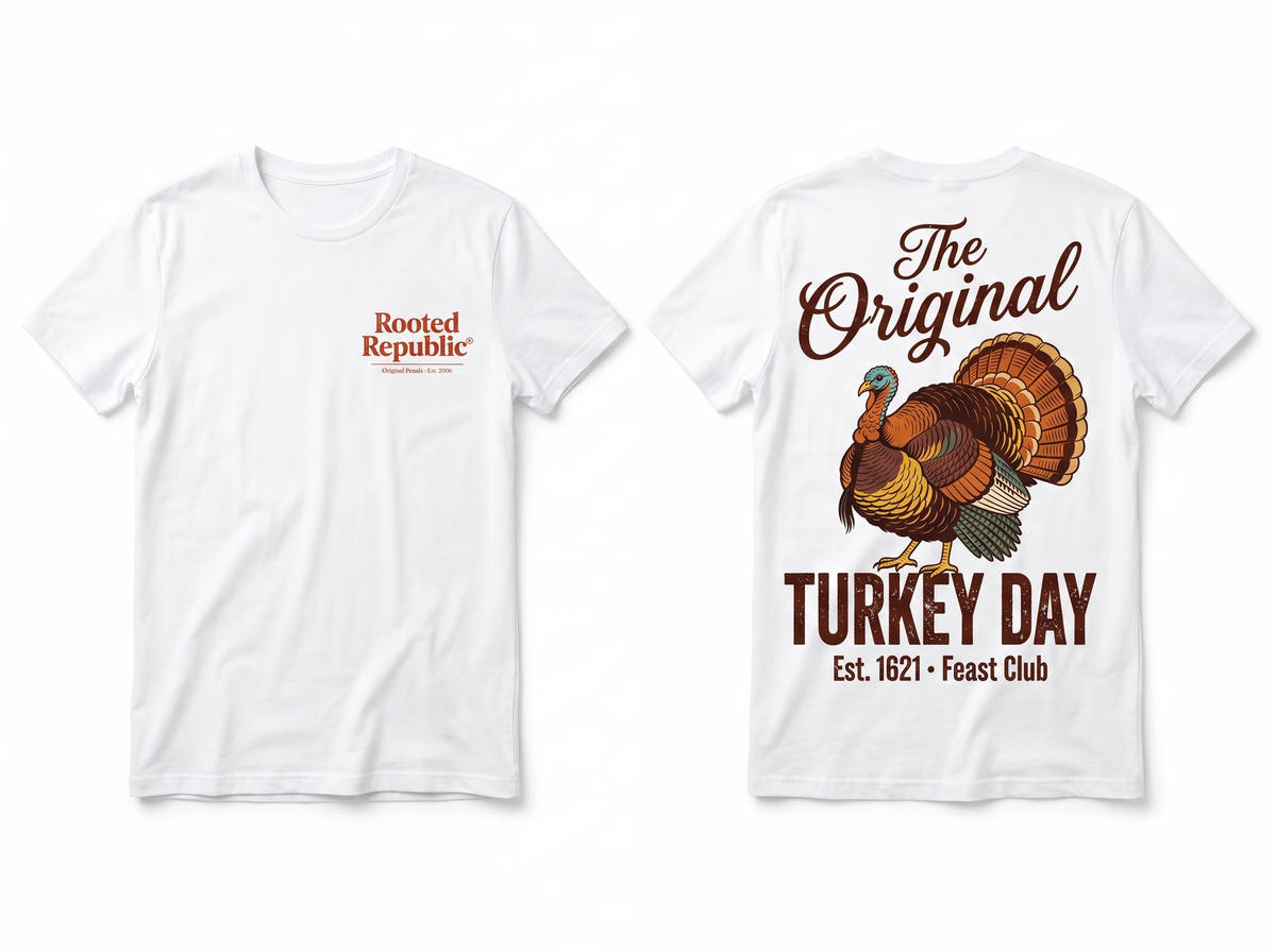 Turkey Day flat lay mockup