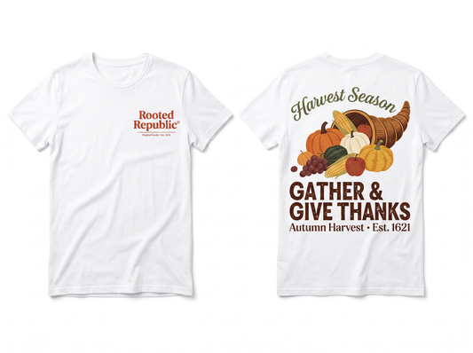 Gather & Give Thanks flat lay mockup