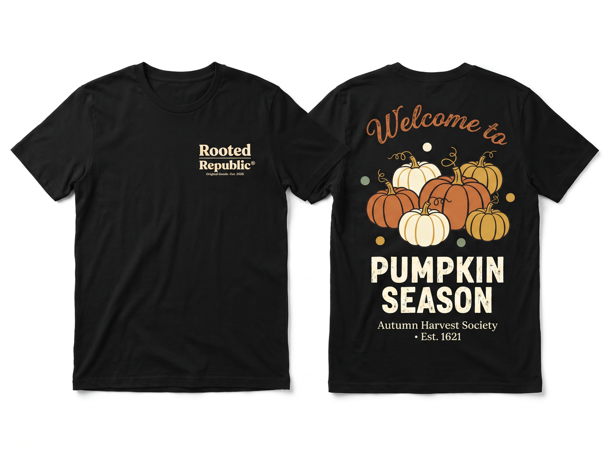 Pumpkin Season flat lay mockup