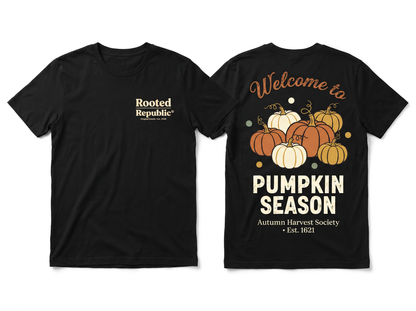 Pumpkin Season flat lay mockup
